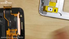 Samsung Galaxy S7 جداسازی قطعات حل مشکل دکمه هوم شارژ