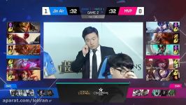 JIN Ikksu Jarvan VS MVP Maha Xayah Game 2 Highlights  2017 LCK Summer W1D1