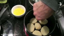 How To Make Potato Tah Dig  آموزش درست کردن ته دیگ سیب زمینی