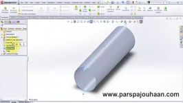 آموزش برنامه solidworks گروه مهندسی پارس پژوهان