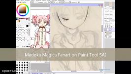 Madoka Magica Painting on Paint Tool SAI