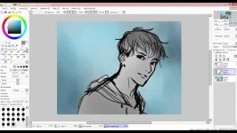 Kang Chul  W Two Worlds  Speedpaint on SAI 5x sped up