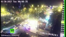 CCTV cam Moment of blast in central Baghdad at least 10 killed dozens injured