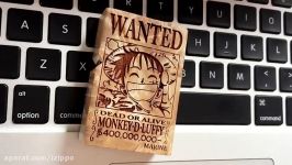 Zippo Lighter  Wooden  One Piece Luffy