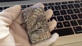 Zippo Lighter  Metal Jacket  Dragon