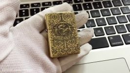 Zippo Lighter  Armor  Codex Gigas Devil Bible