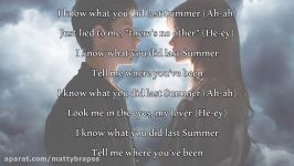 Shawn Mendes Camila Cabello  I Know What You Did Last Summer Lyrics