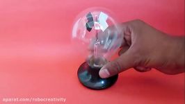 RADIOMETER  English  Spinning Fan inside a vacuum bulb