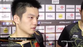 2017 World Championships  Interview Fan Zhendong