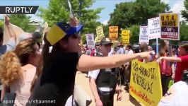 Pro and anti Maduro protesters face off as OAS foreign ministers discuss Venezuela