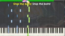 Bats Stop the Bats  SOLO PIANO COVER wLYRICS   Synthesia HD