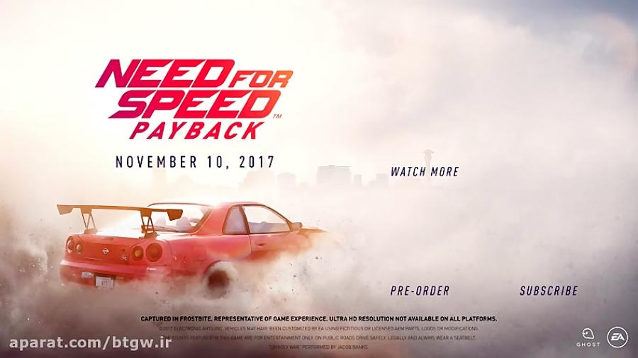 اولین تریلر رسمی بازی Need for Speed Payback