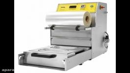 Manual tray box sealer machine fast food container sealing equipment máquina de sellado de caja