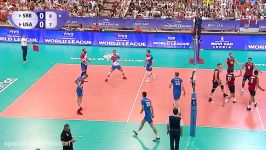 Serbia v USA highlights  FIVB World League