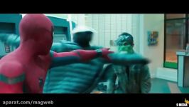 تقابل مرد آهنی مرد عنکبوتی در Spider Man Homecoming