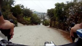 Biking up Fargo Street 33  the steepest street in Los Angeles