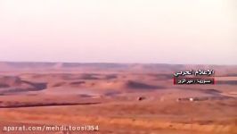 دفع هجوم داعش در منطقه البانوراما دیرالزور توسط ارتش سو