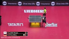 Timo Boll  Jang Woojin قهرمانی جهان ۲۰۱۷  نسخه اچ دی