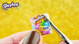 DIY  HOW TO MAKE Miniature Shopkins Surprise. Video For Kids  Shopkins Cartoon