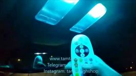 لامپ سقفی هفت رنگ LED RGB دارای ریموت کنترل