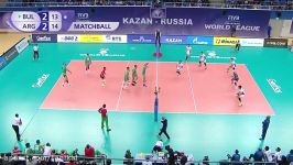 Bulgaria v Argentina highlights  FIVB World League