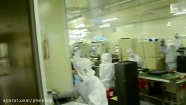 How is a mobile phone display is assembled my trip to a factory recorded