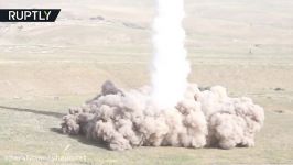 آزمایش سامانه دفاع موشکی اسکندر روسیه در رزمایش خارجی