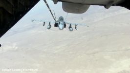 Amazing Footage of A 10 Thunderbolt II and F 18 Super Hornet Air Refueling