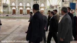 حضور دکتر احمدی نژاد در حرم مطهر امام خمینی ره