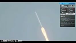 موشک فالکون 9 شرکت SpaceX موفقیت به زمین نشست