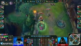 C9 vs CLG ALL GAMES Highlights  NA LCS Summer Split 2017 W1D1  Cloud9 vs CLG