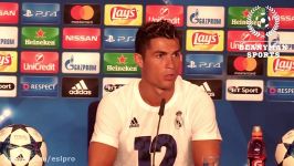 Cristiano Ronaldo Full Press Conference  Collects Man Of The Match Award From S