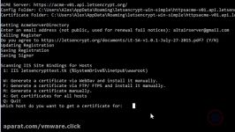 Lets encrypt ESXi  vmware.click