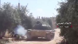 دفع هجوم تروریستها حی المنشیه درعا توسط ارتش سوریه