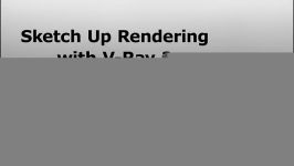 آموزش رندرینگ Vray 2 در SketchUp