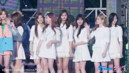 170519 트와이스 뮤뱅 엔딩 직캠  아이유 팔레트 따라부르는 나연 TWICE fancam 전주 뮤직뱅크 by Spienl