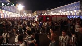 RAW 600 of Juventus fans injured in stampede following false alarm