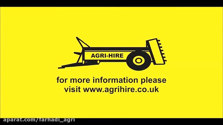 پخش کود دامی کودپاش AgriHire 18t تراکتور فرگوسن