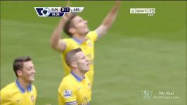 گل اول ارسنال به ساندرلند توسط Giroud