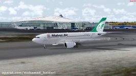 ایرباس A310 ماهان در فرودگاه حیدر علی اف باکو