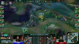 Spoiler Zac 4 Man Kidnap Lets Bounce  NV VS P1 2017 NA LCS Summer