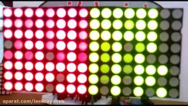 راه اندازی LED Matrix دو رنگ آی.سی. Max7219