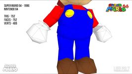 Super Mario  Low Poly Evolution of Characters in Games  Episode 1