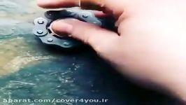 اسپینر فلزی دایره طرح ستاره Circle Star Metal Spinner