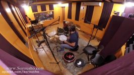 Recording Drums at studio by Soroush Omoumi سروش عمومی