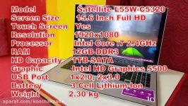 Unboxing Toshiba Touch Screen Laptop i712GB1TB Satellite L55W C5320