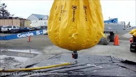 Canflex  ABS testing of 6 Tonne Crane Test Water Bag