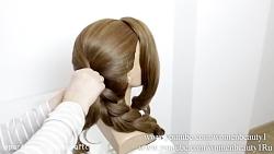 آموزش مدل موهای عروس برای موهای بلند فر