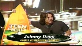 جانی دپ اورلاندو بلوم در مراسم Teen choice Awards سال 2006