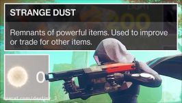 Destiny 2  TRADING STRANGE DUST NEW CURRENCY